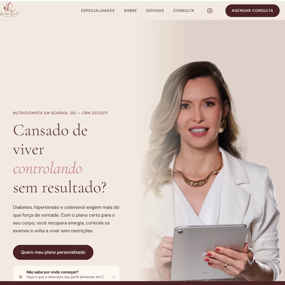 Site da Dra. Leocádia Duarte